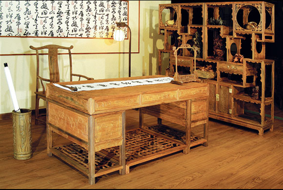 花梨書(shū)桌(明智)