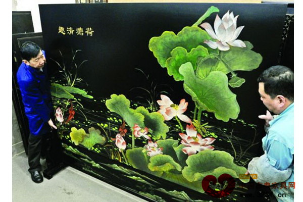 紅木版《荷塘清趣》