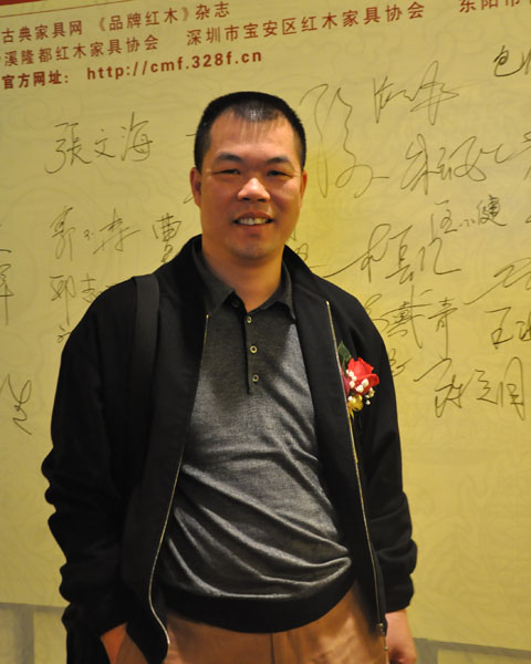 新會古典家具協會秘書長區小建
