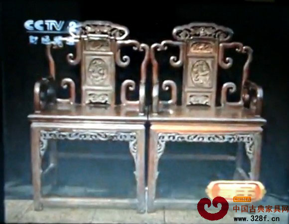 清中晚期雞翅木太師椅鑒賞（視頻）