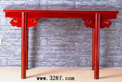 133紅檀平頭案(紅古軒)