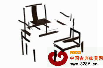 官帽椅拆卸動畫（視頻）