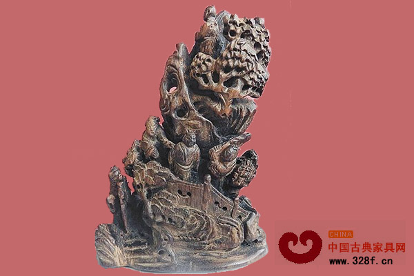 藏家收藏的晚清木雕擺件賞析