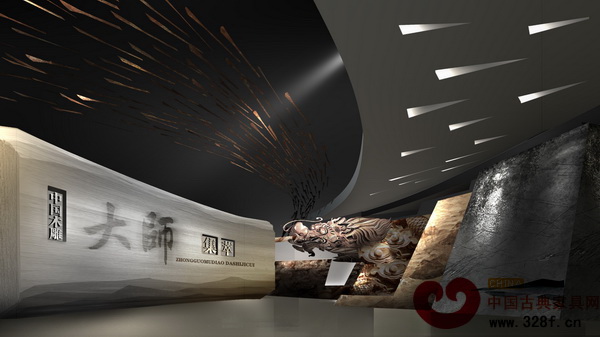 中國木雕大師展廳設計圖 中國木雕大師展廳設計圖