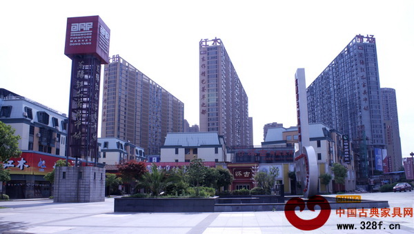 東陽(yáng)紅木家具市場(chǎng)外景 東陽(yáng)紅木家具市場(chǎng)外景