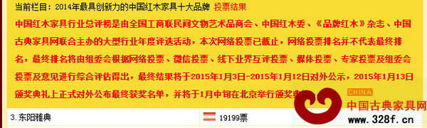 雅典紅木線上投票結果 