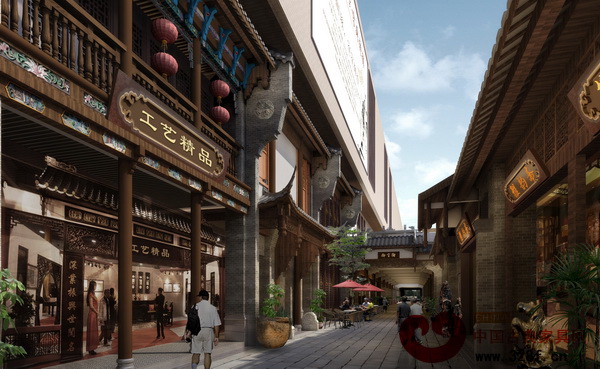 深具中國傳統文化特色的建筑是紅博城的特色 深具中國傳統文化特色的建筑是紅博城的特色