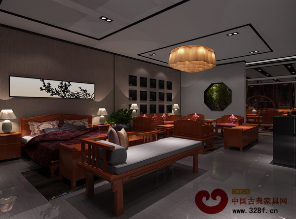 明堂紅木3月名家具展展館內景效果圖 明堂紅木3月名家具展展館內景效果圖