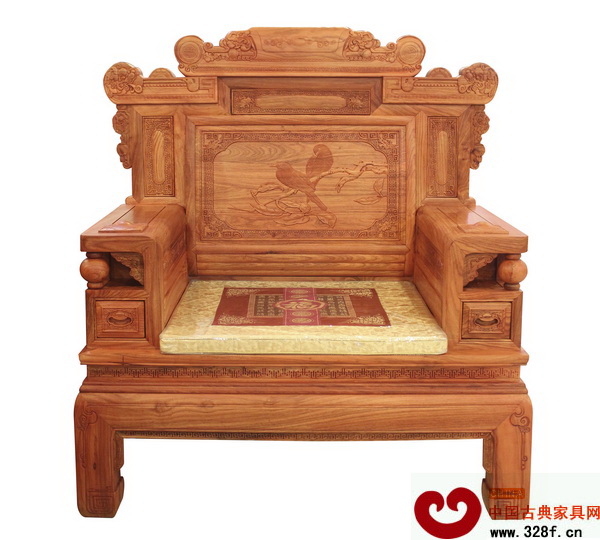 新美紅木——財源滾滾沙發(fā)椅