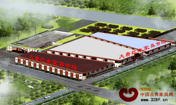 大唐紅木家具市場俯視效果圖 大唐紅木家具市場俯視效果圖