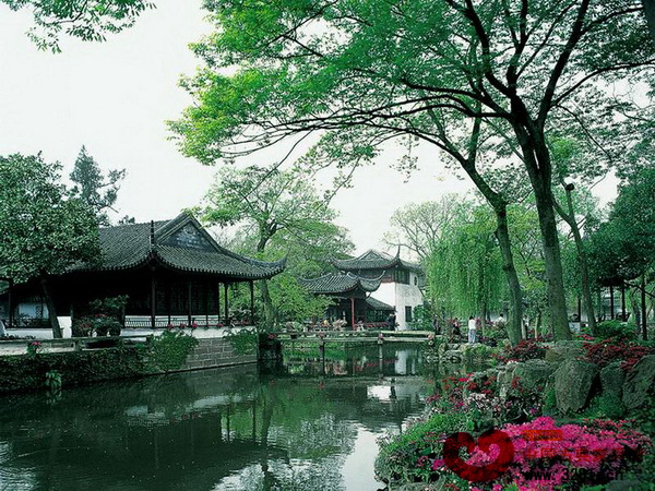 蘇州優美的園林景色 蘇州優美的園林景色