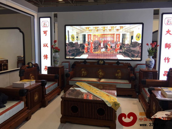 明清居在東莞名家具展的展廳圖 明清居在東莞名家具展的展廳圖