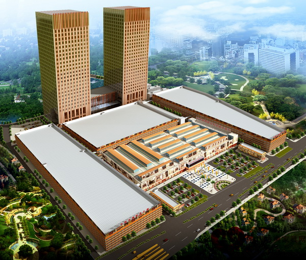 新會古典家具城鳥瞰圖 新會古典家具城鳥瞰圖
