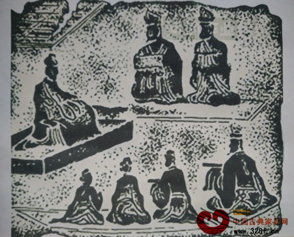 畫像磚《講經(jīng)圖》中坐席長短跟人物等級差別相關 畫像磚《講經(jīng)圖》中坐席長短跟人物等級差別相關