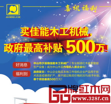 中山企業購買佳能木工機械,將獲得政府豐厚補貼 中山企業購買佳能木工機械,將獲得政府豐厚補貼