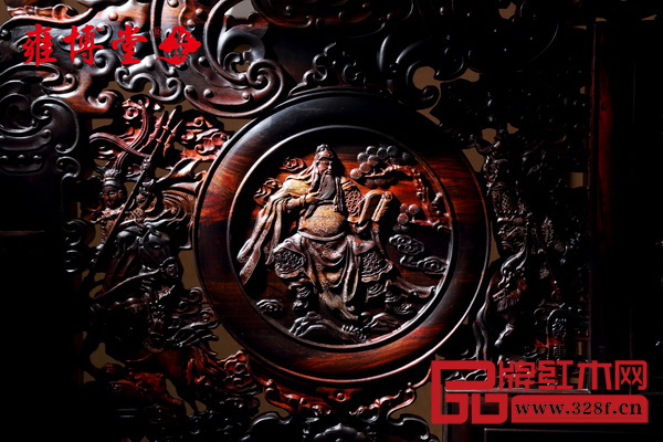 雍博堂紅木《三國演義沙發》細節圖 雍博堂紅木《三國演義沙發》細節圖