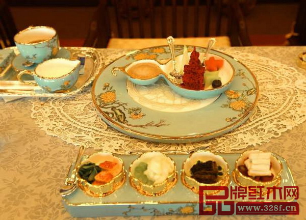 設(shè)宴用的中國瓷器，精美異常