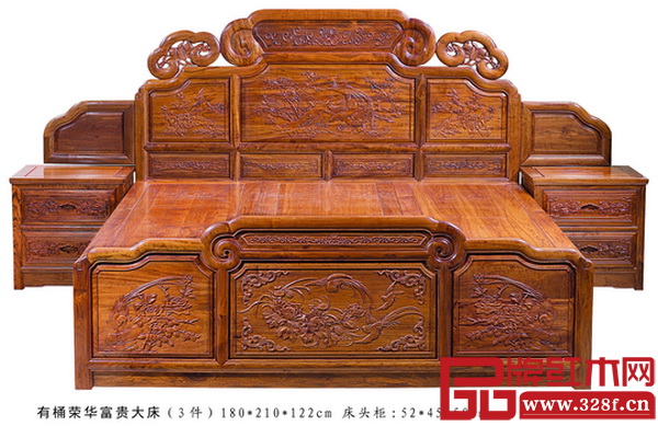 宏達一品居新品——榮華富貴大床3件套 宏達一品居新品——榮華富貴大床3件套