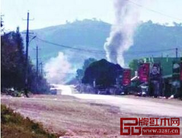 緬甸北部少數(shù)民族地方武裝與政府軍發(fā)生武裝沖突的現(xiàn)場