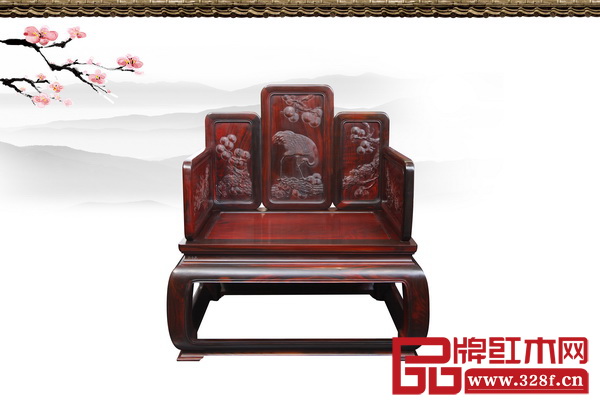 軒禾殿紅木大紅酸枝沙發單椅 軒禾殿紅木大紅酸枝沙發單椅