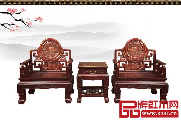 軒禾殿紅木——小葉紫檀寶座 軒禾殿紅木——小葉紫檀寶座