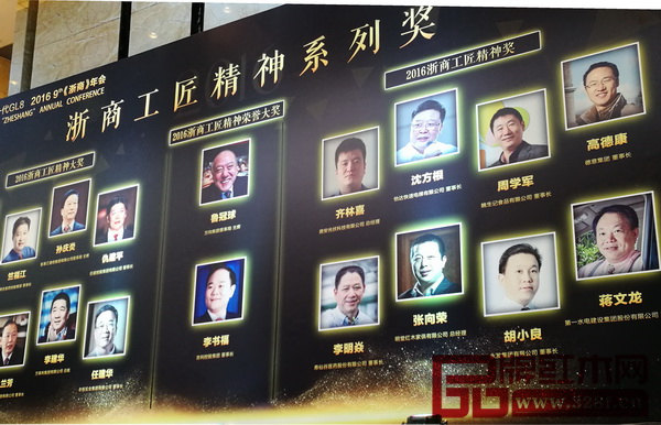 浙商工匠精神系列獎獲獎人物全覽 浙商工匠精神系列獎獲獎人物全覽