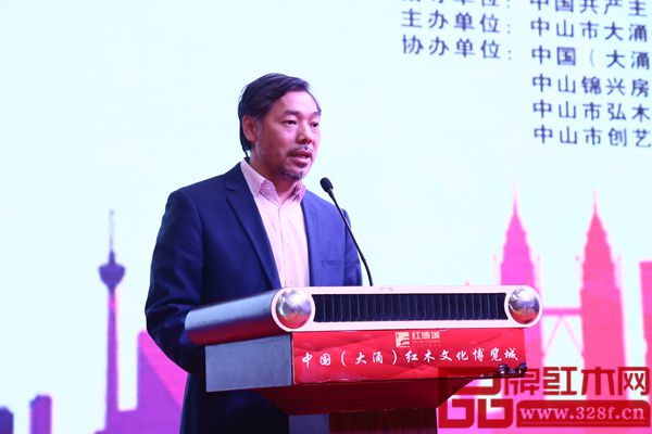 大涌青企協會長林孟禮致辭