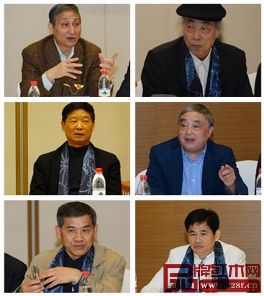 全聯藝術紅木家具專委會專家顧問團部分成員作指導發言 全聯藝術紅木家具專委會專家顧問團部分成員作指導發言