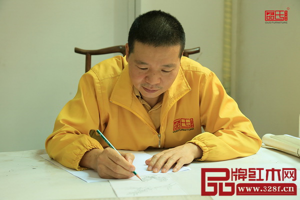 區氏臻品副廠長馬俊華手繪花鳥圖