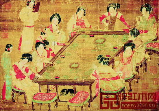 唐《唐人宮樂圖》