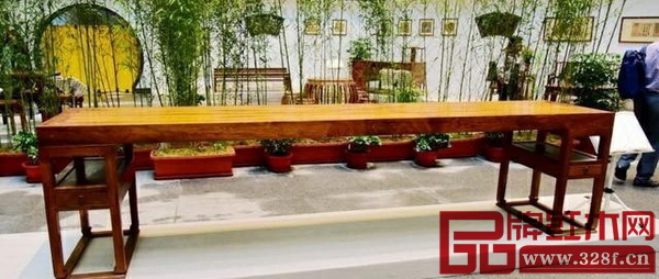 3.48米長的海南黃花黎架幾案