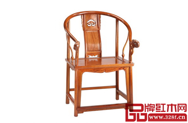 區氏臻品：白酸枝龍頭圈椅