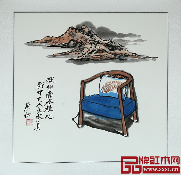 “15年新中式家具經典作品展暨景初新中式家具書畫展”將展出50余幅由全聯藝術紅木家具專業委員會專家顧問、中國高等教育家具設計專業創始人、中國新中式文化研究院院長胡景初老師親自創作的新中式經典家具書畫作品