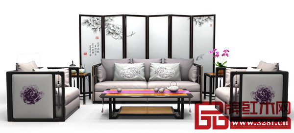 憶古軒“世珀”當代東方家具《D 客廳組合》 憶古軒“世珀”當代東方家具《D 客廳組合》