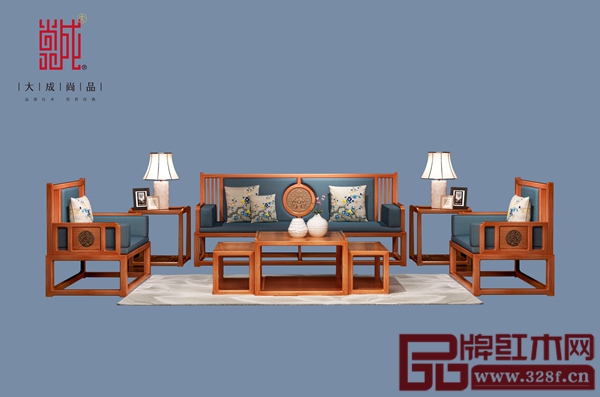 “首屆中國新中式紅木家具新意思設計獎·金獎”作品大成尚品古韻新風沙發 “首屆中國新中式紅木家具新意思設計獎·金獎”作品大成尚品古韻新風沙發