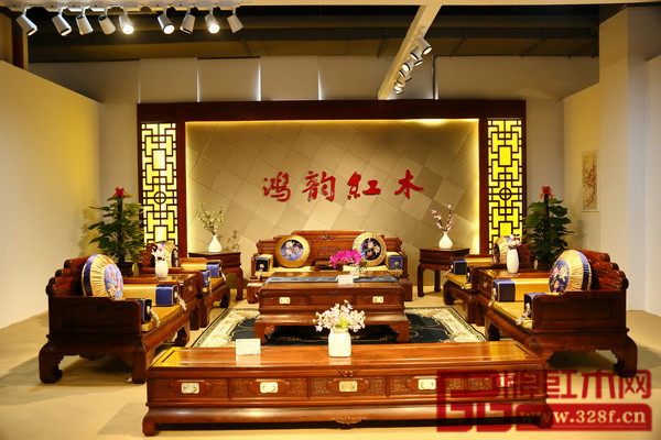 鴻韻紅木展館內實景 鴻韻紅木展館內實景