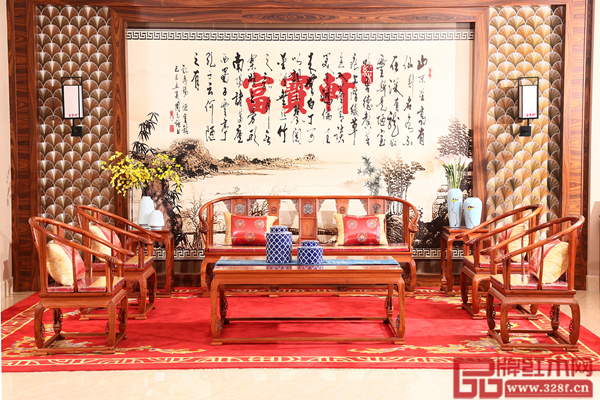 富寶軒紅木緬甸花梨《皇宮椅沙發獨板》 富寶軒紅木緬甸花梨《皇宮椅沙發獨板》