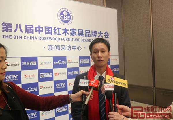 區氏臻品總經理區錦澤接受中央電視臺等媒體采訪