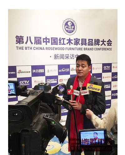 憶古軒總經理劉宇接受中央電視臺等媒體采訪