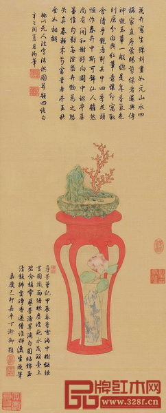 《清供圖》