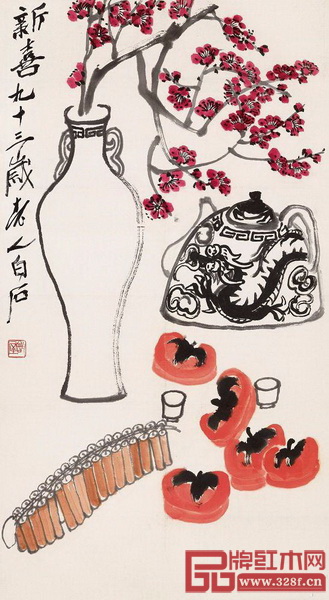 齊白石《歲朝圖》