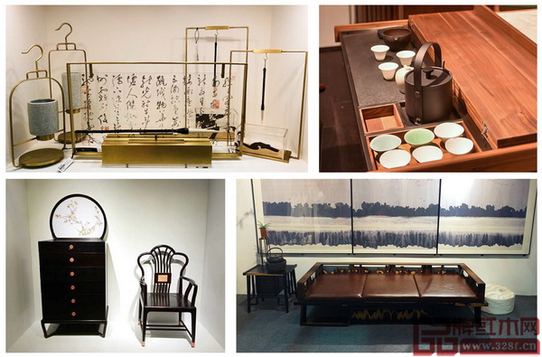 深圳家具展現場隨處可見中式元素