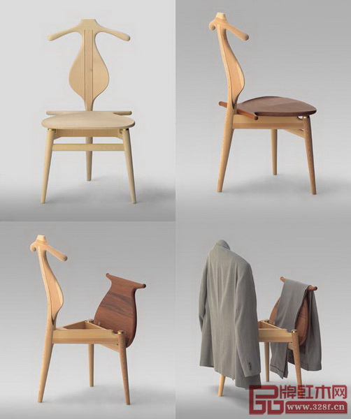 丹麥設(shè)計師漢斯·魏格納吸收明式家具精髓設(shè)計的“Valet-Chair” 丹麥設(shè)計師漢斯·魏格納吸收明式家具精髓設(shè)計的“Valet-Chair”