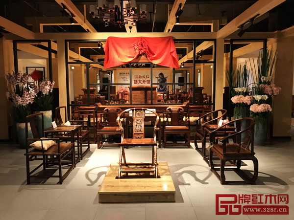 南枝紅紅木湖北宜都店展廳實景 南枝紅紅木湖北宜都店展廳實景