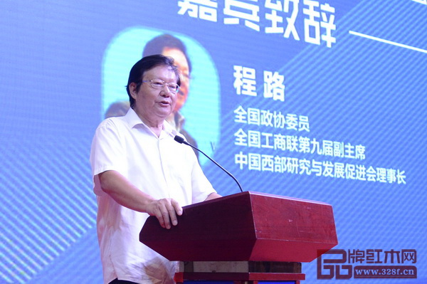 全國政協(xié)委員、全國工商聯(lián)第九屆副主席、中國西部研究與發(fā)展促進會理事長程路致辭