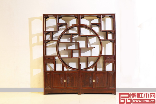 林木軒柬埔寨黑酸枝新品——《團(tuán)圓博古架1.8米》 林木軒柬埔寨黑酸枝新品——《團(tuán)圓博古架1.8米》