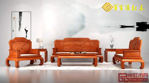 百富匯紅木《明月沙發》六件套 百富匯紅木《明月沙發》六件套