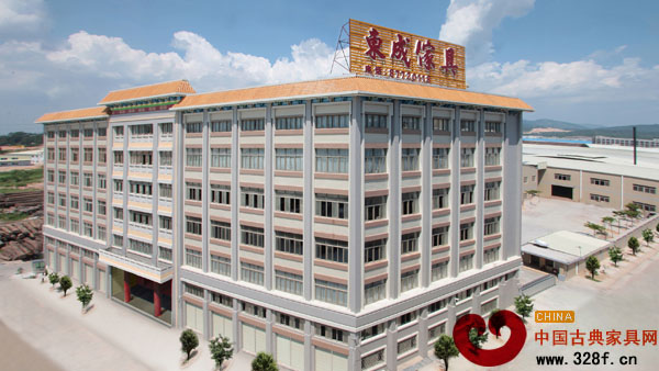 東成紅木自建的現代標準廠房外景