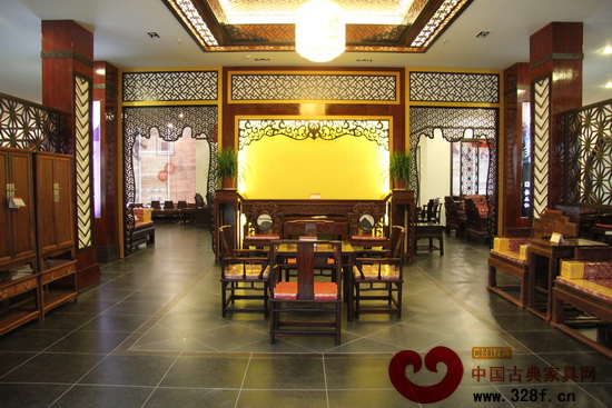 鈺品紅橫店紅木家具中心展廳內(nèi)景