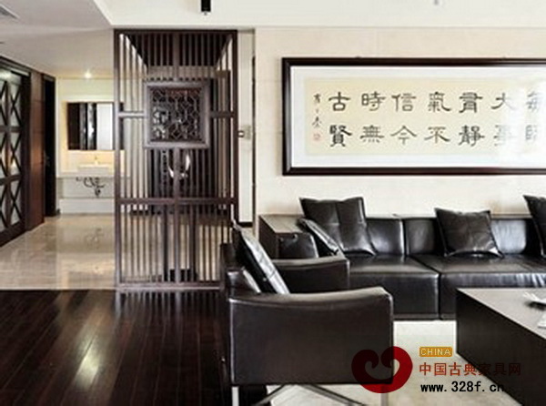 中式客廳裝修效果圖